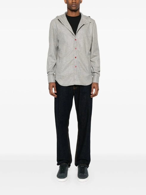 Mariano flannel hooded shirt